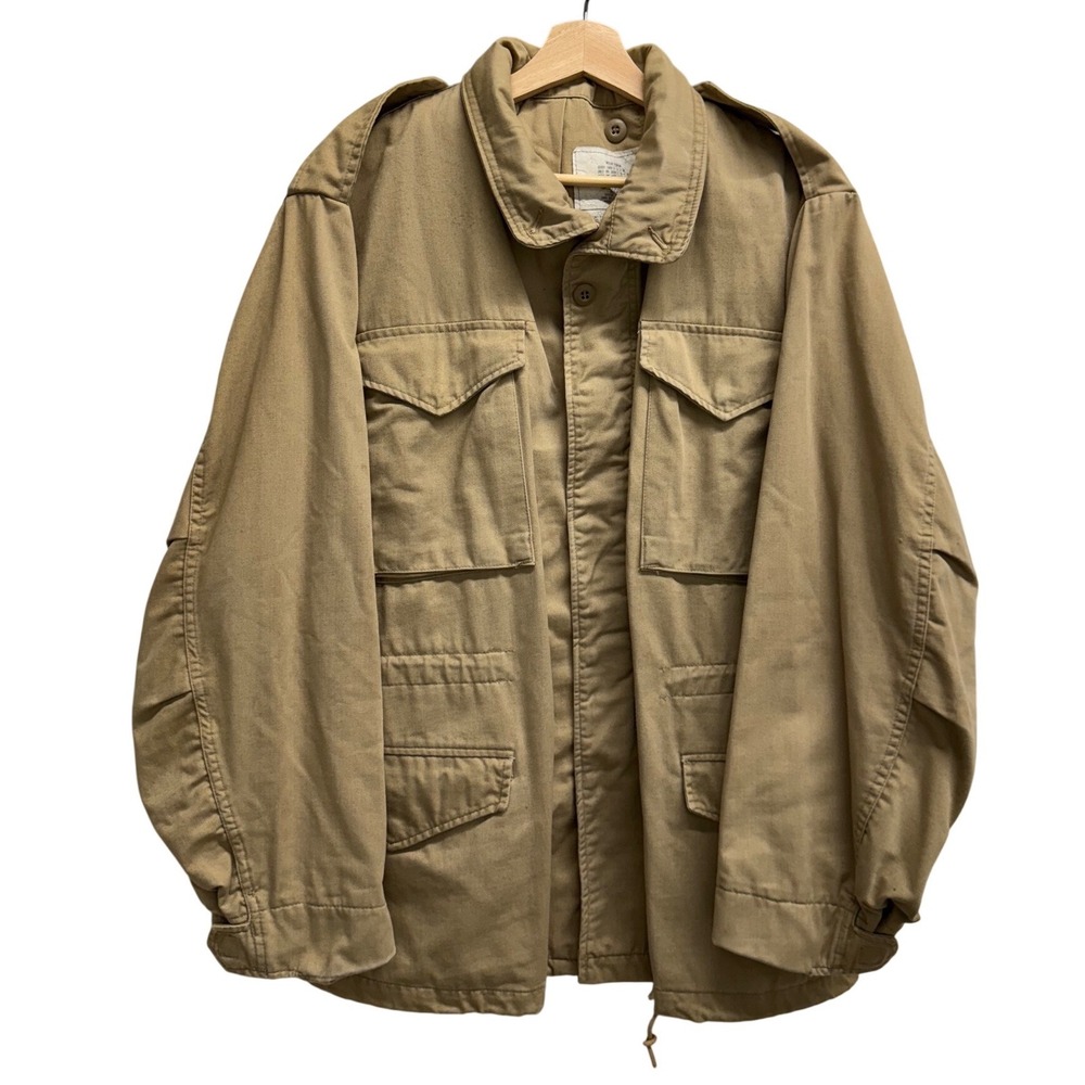 Winfield International Military Cold Weather Field Coat Jacket Khaki Men Medium